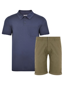 Bigdude Polo Shirt & Shorts Bundle 3 Tall