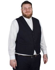 Skopes Superfine Twill Waistcoat- Navy