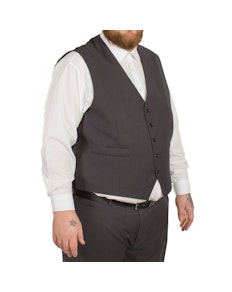 Skopes Superfine Twill Waistcoat- Charcoal