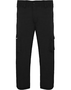 Bigdude Straight Fit Cargo Trousers Black