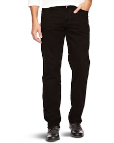 Wrangler Texas Stretch Black Straight Jeans